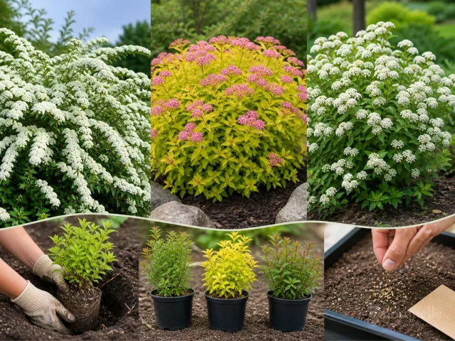 Planting Spirea — for Spirea Double Play® Blue Kazoo®