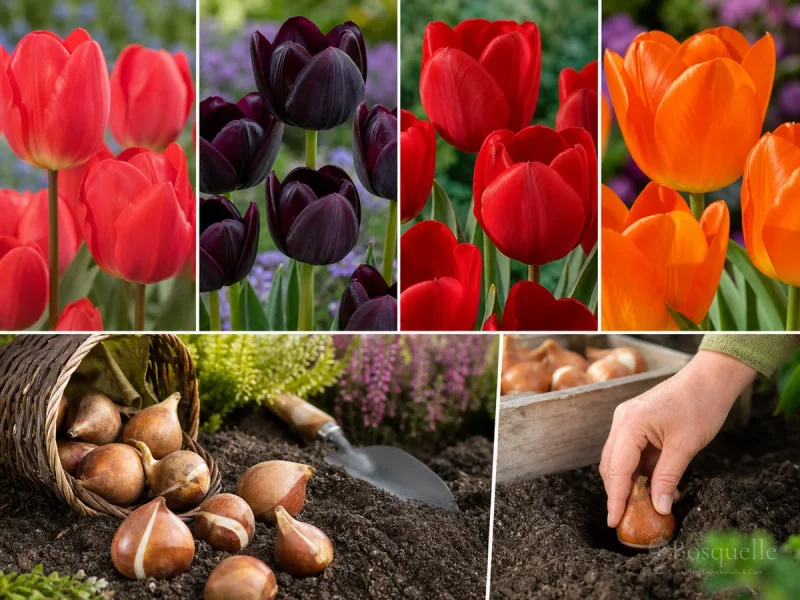 Planting Tulip Bulbs — for Tulip 'Blue Spectacle'