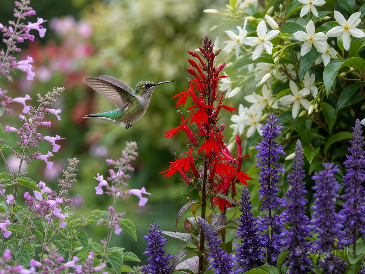 Plants for Hummingbirds guide illustration