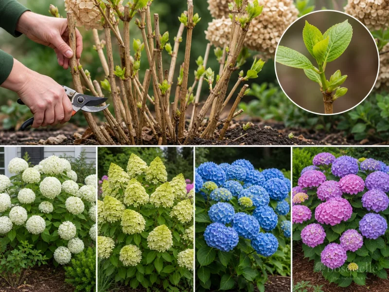 Pruning Hydrangeas — for Bigleaf Hydrangea 'Hamburg'