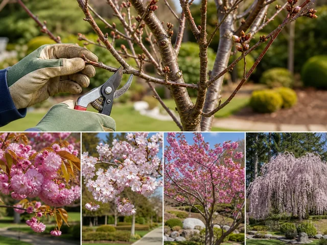 Pruning Prunus — for Japanese Flowering Cherry 'Tai-haku'