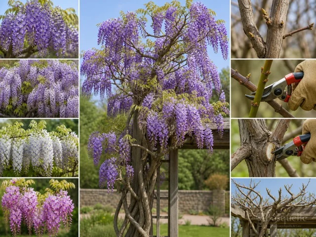 Pruning Wisteria — for Wisteria 'Shiro-Kapitan'
