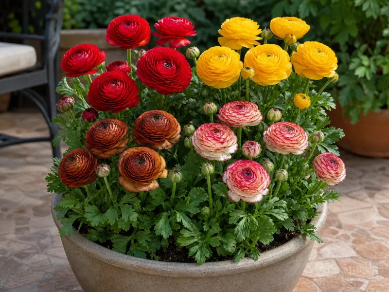Ranunculus in Containers — for Lesser Spearwort