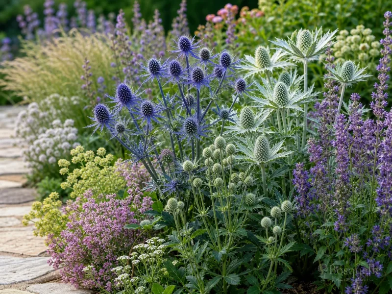 Sea Holly Companion Plants — for Alpine Sea Holly