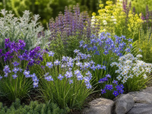 Sisyrinchium Companion Plants — for Golden Blue-Eyed Grass