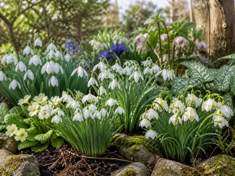 Snowdrop Companion Plants — for Snowdrop 'Straffan'