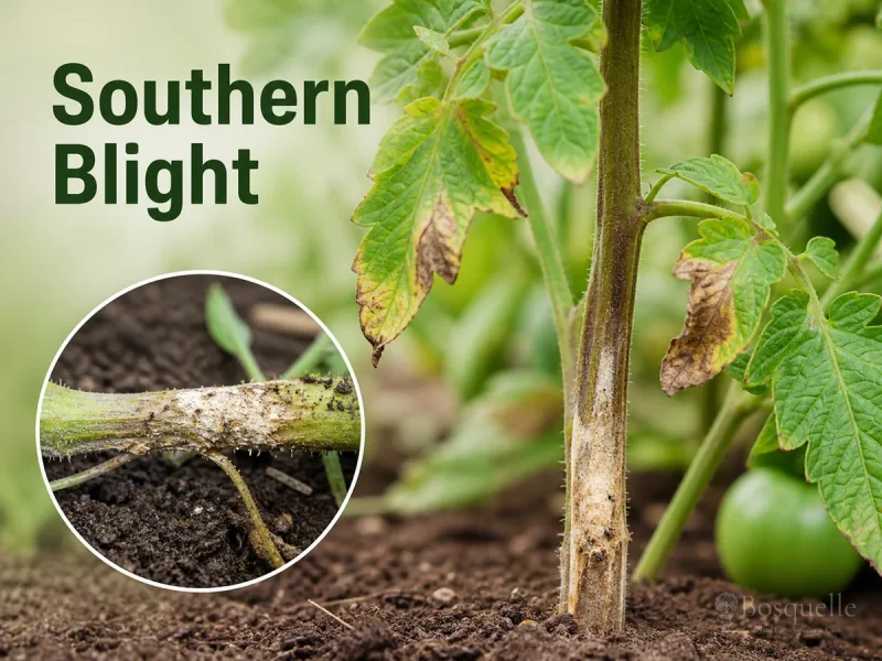 Southern Blight disease illustration