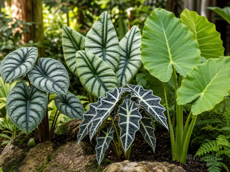 Types of Alocasia – Compact Indoor or Patio Giant guide illustration