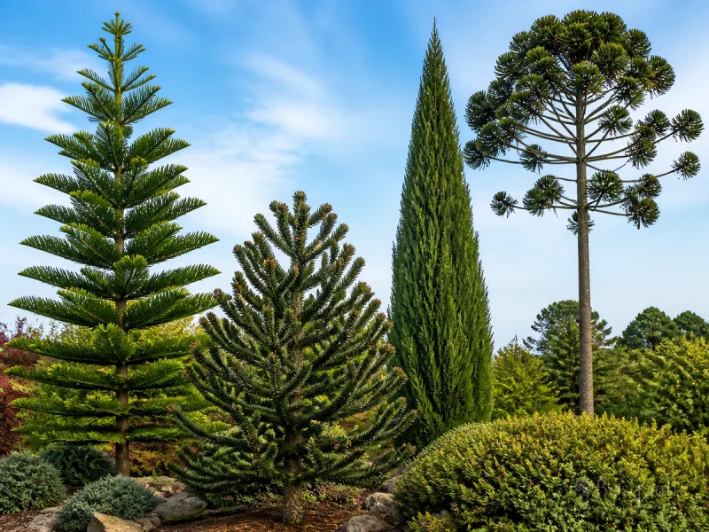 Types of Araucaria – Indoor Norfolk or Outdoor guide illustration