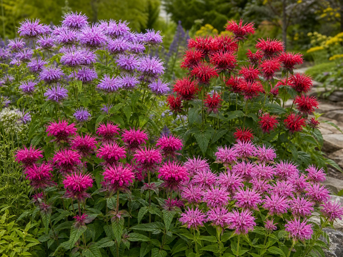 Types of Bee Balm – Compact to Wild guide illustration