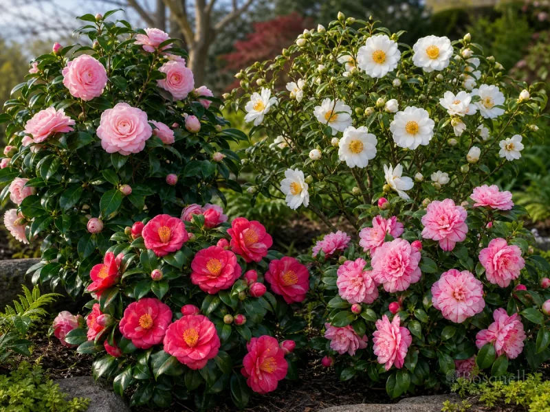 Types of Camellias — for Camellia 'April Remembered'
