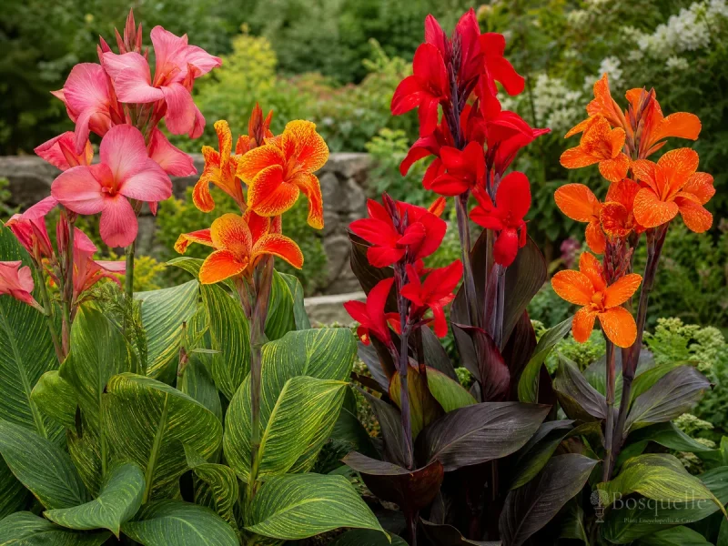 Types of Canna Lilies — for Canna Lily 'Firebird'