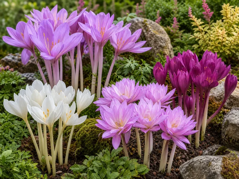 Types of Colchicum — for Autumn Crocus