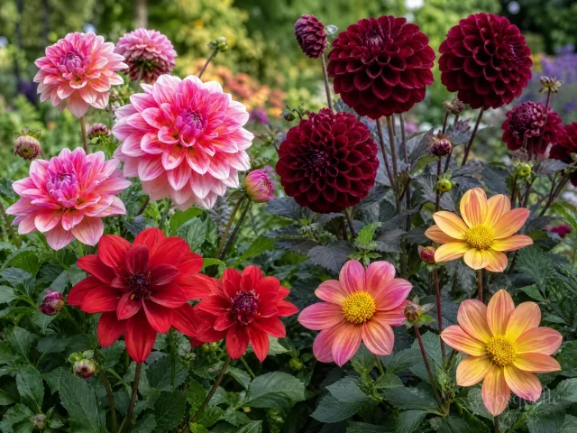 Types of Dahlias — for David Howard' Dahlia