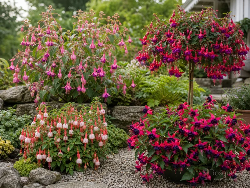 Types of Fuchsias — for Hardy Fuchsia 'Dollar Princesss'