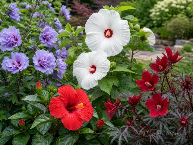 Types of Hibiscus — for Rose Mallow 'Candy Crush'