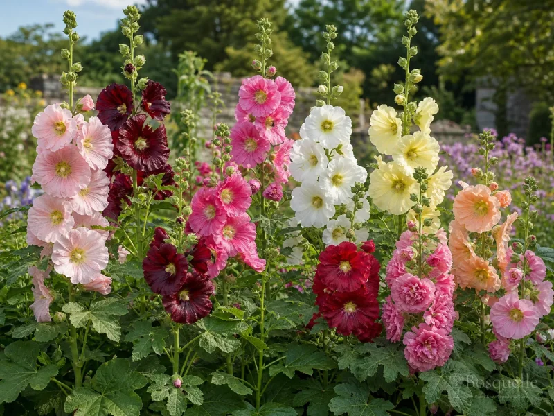 Types of Hollyhocks — for Hollyhock 'Chater's Double Chamois'