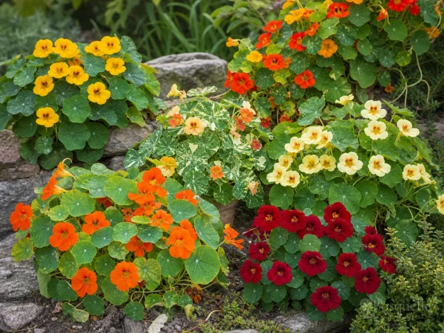 Types of Nasturtiums — for Nasturtium 'Black Velvet'