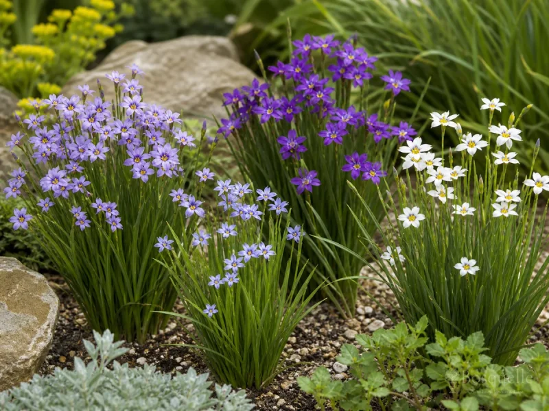Types of Sisyrinchium — for Blue-Eyed Grass 'Lucerne'