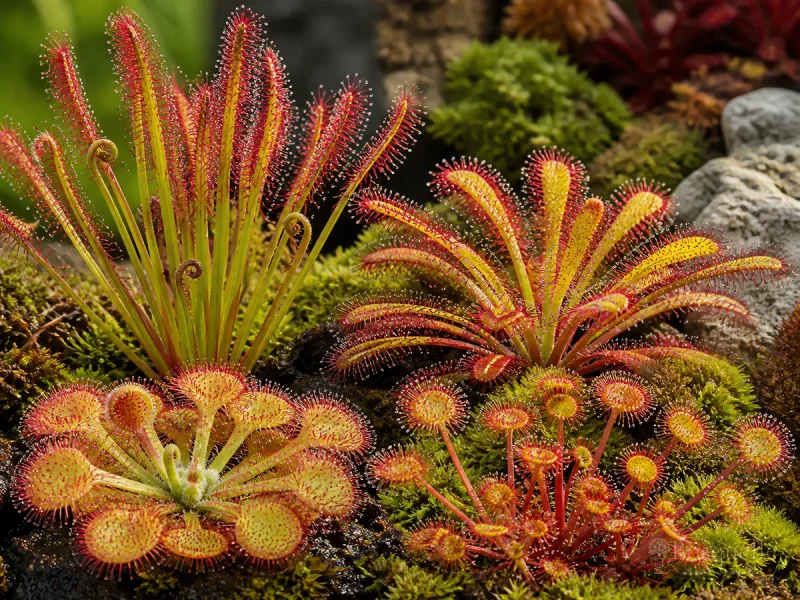 Types of Sundew – by Winter Rest guide illustration