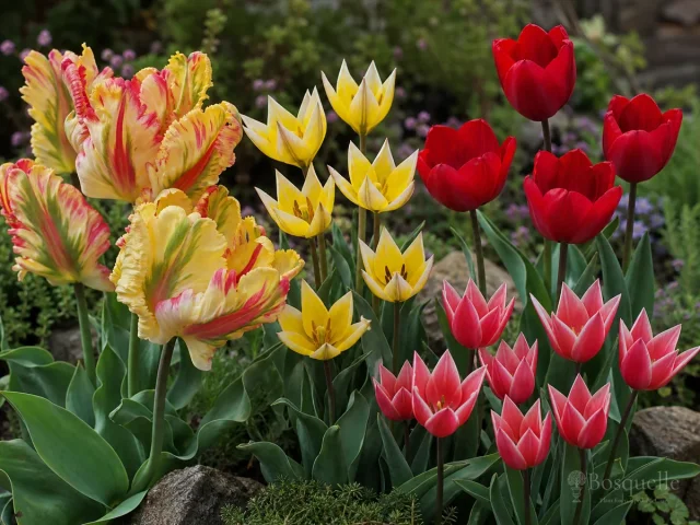 Types of Tulips — for Tulip 'Gander's Rhapsody'