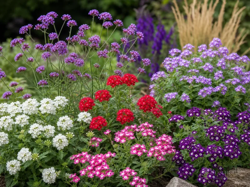 Types Of Verbena — for Trailing Verbena 'Lanai Peach'