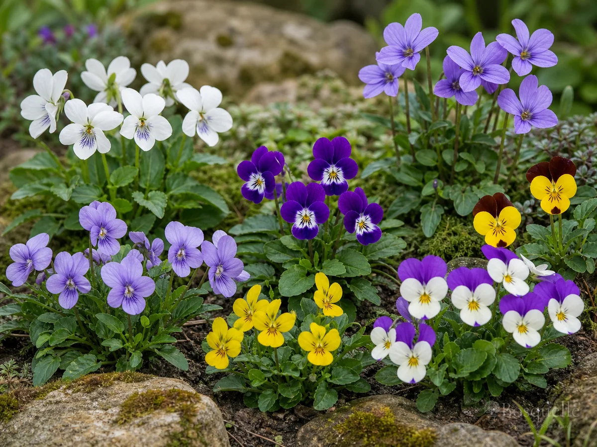 Types of Violas — for Canadian Violet