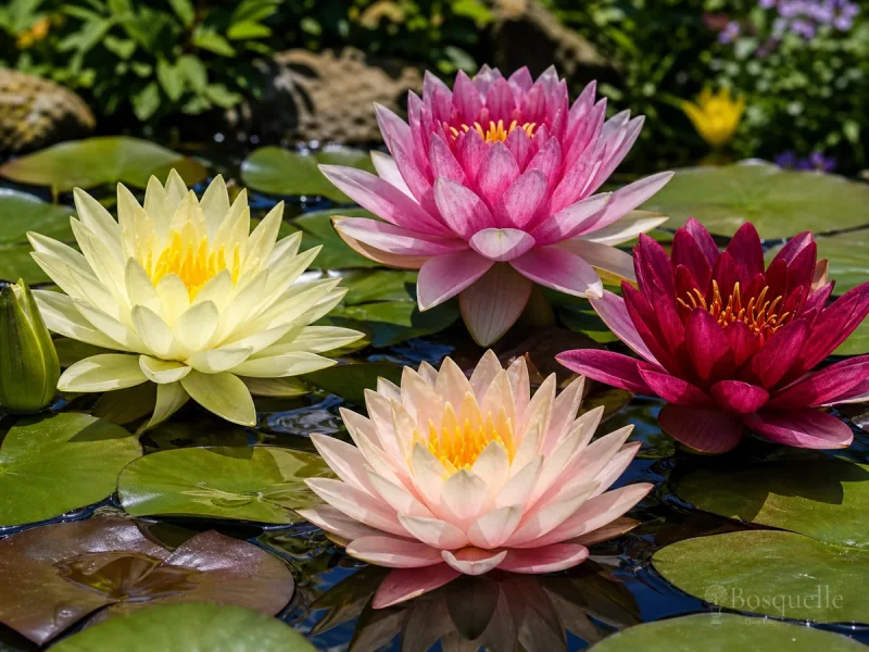 Types of Water Lilies — for Waterlily 'Gonnere'