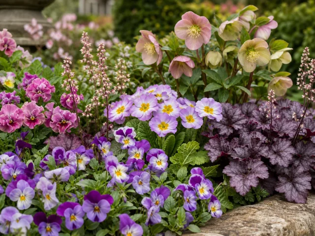 Viola Companion Plants — for Field Pansy