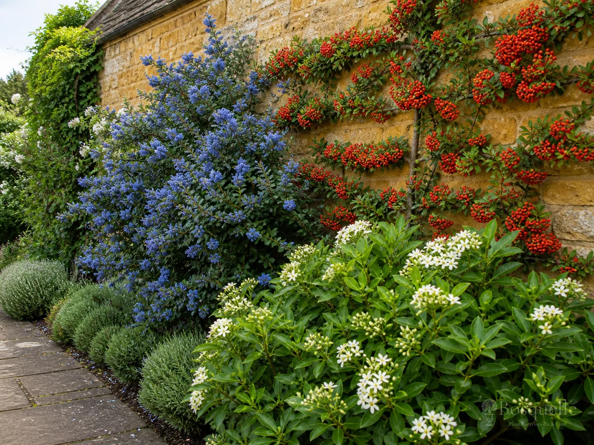 Plants for wall-side borders — hub image