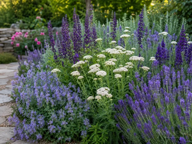 Yarrow Companion Plants — for Fern-Leaf Yarrow 'Cloth of Gold