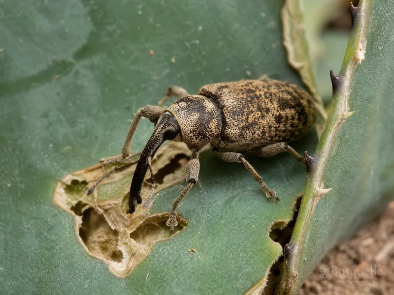 Agave Snout Weevil pest illustration