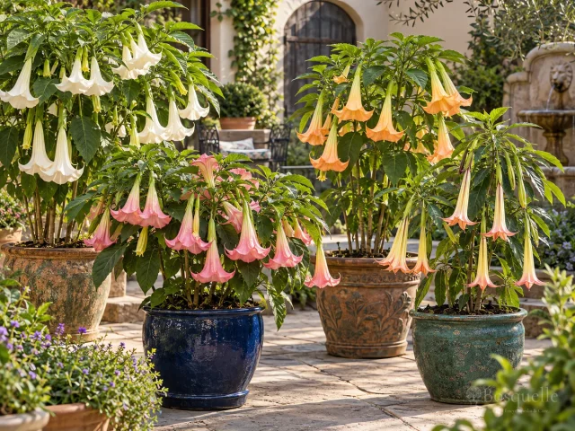 Brugmansia in Pots — for Arborescent Angel's Trumpet