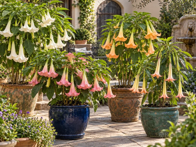 Grow Brugmansia in Pots – Large Pot, Move In Before Frost guide illustration