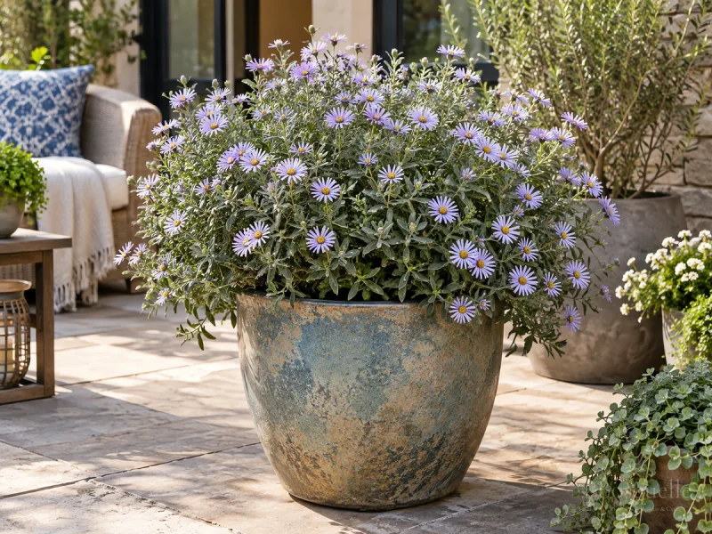 Grow Daisy Bush in Pots – Large Draining Pot