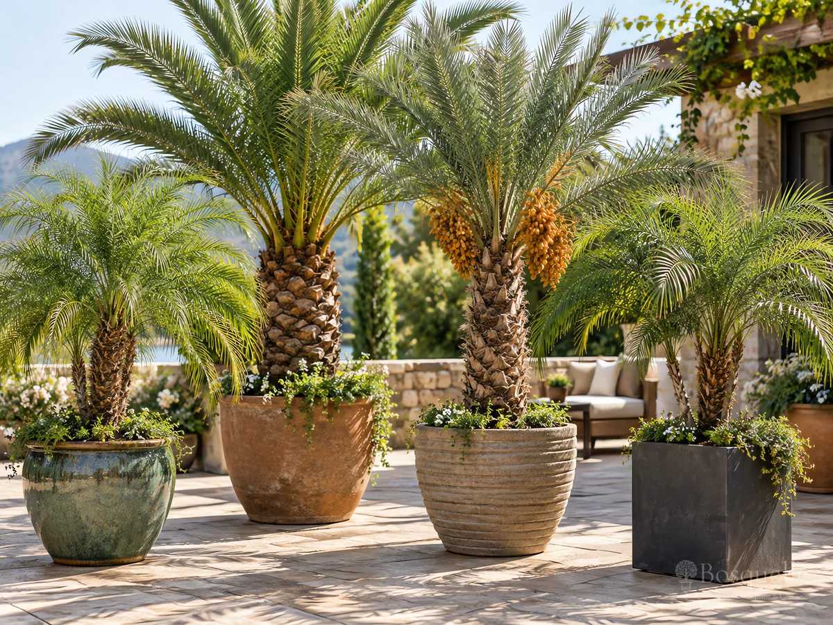 Date Palm in Pots guide illustration