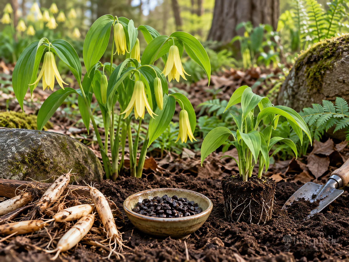 Growing Bellwort From Seed guide illustration