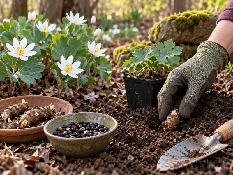 Bloodroot From Seed – Sow Before It Dries guide illustration