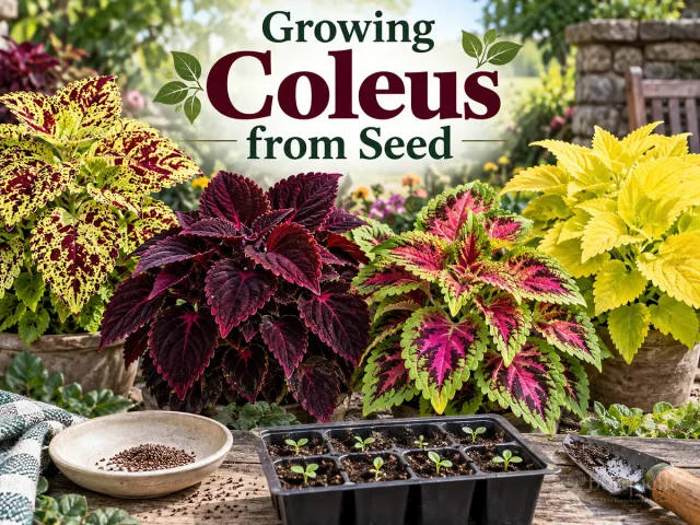 Growing Coleus from Seed — for Coleus 'Gay's Delight'