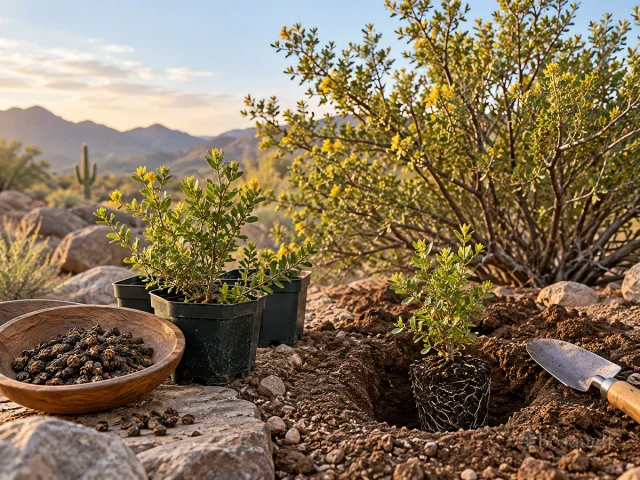 Creosote Bush From Seed – Hull and Soak