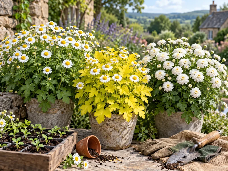 Growing Feverfew from Seed — for Golden Feverfew