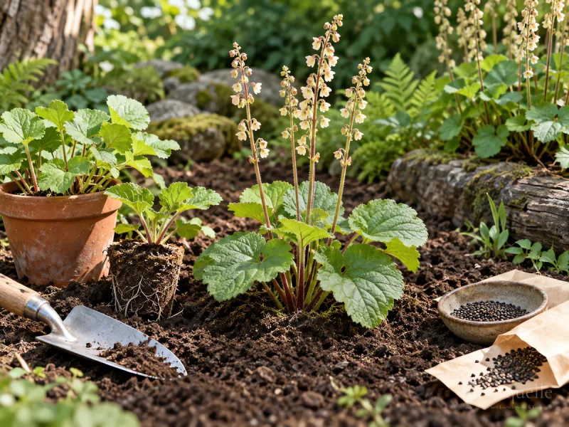 Fringe Cups From Seed – Ripe Seed in a Cold Frame