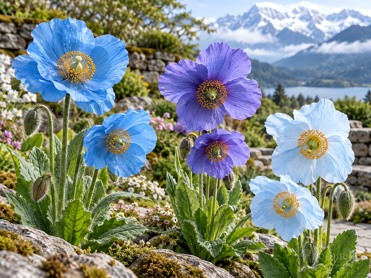 Growing Himalayan Poppy from Seed guide illustration