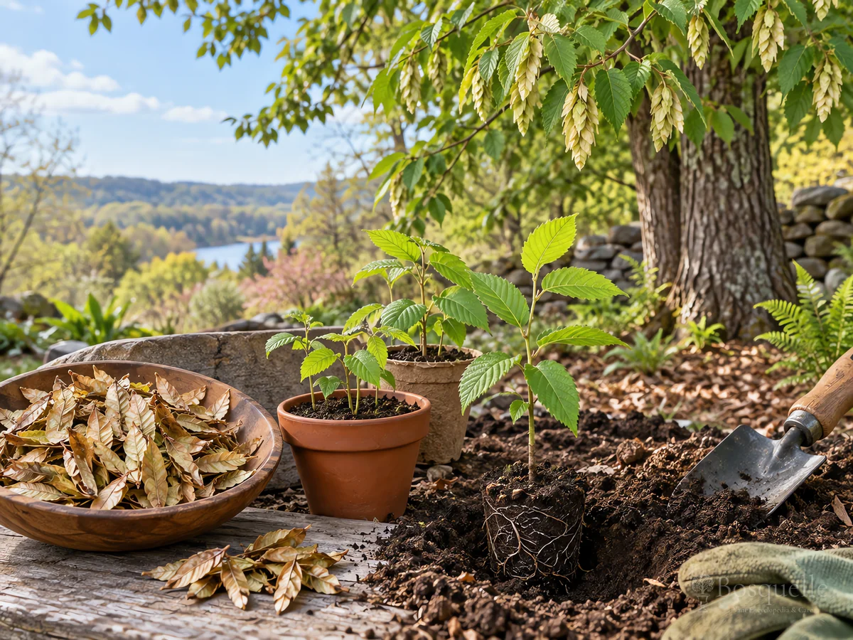 Growing Hop-hornbeam From Seed guide illustration