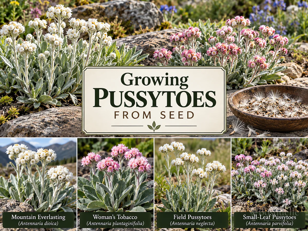 Growing Pussytoes from Seed guide illustration