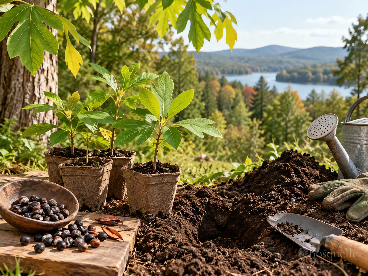 Growing Sassafras From Seed guide illustration