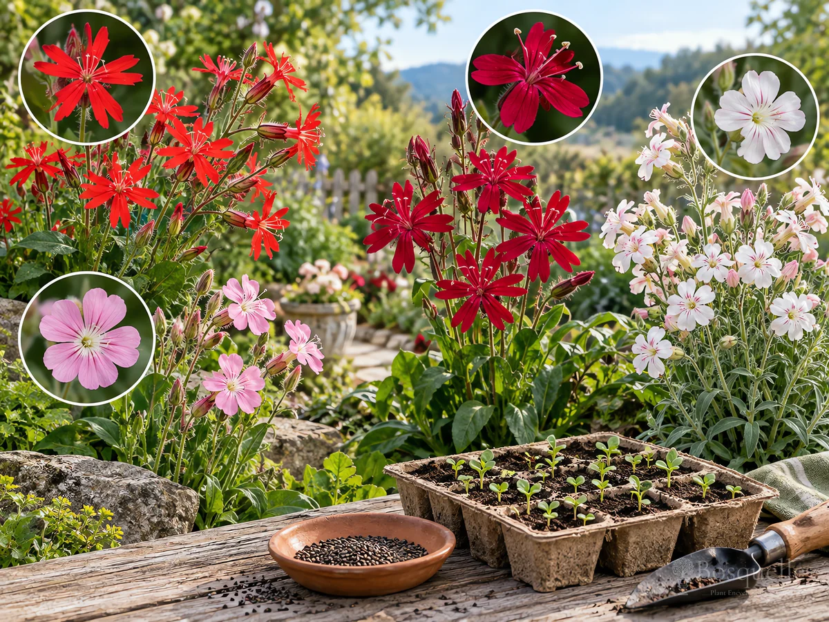 Growing Silene from Seed guide illustration