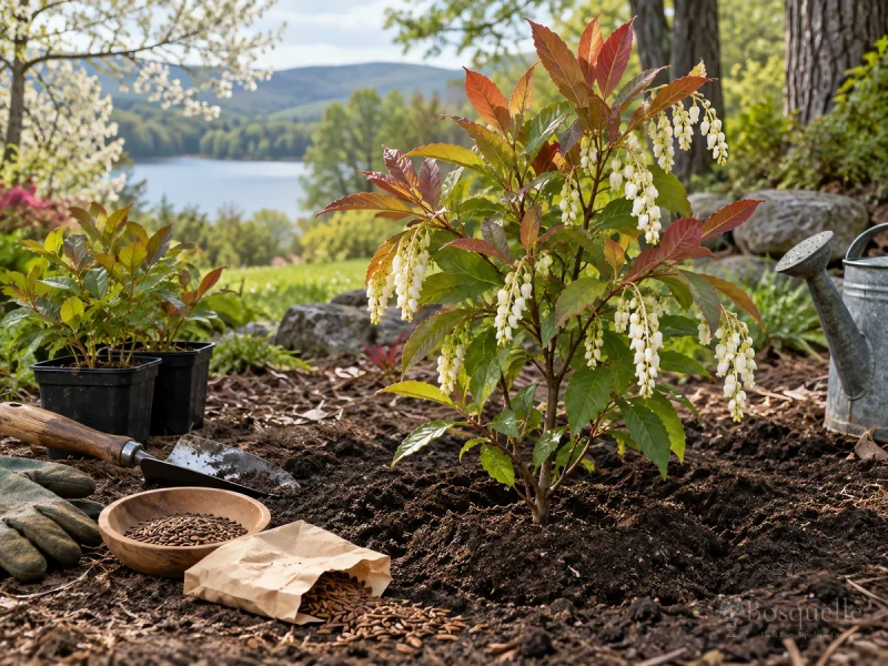 Grow Sourwood From Seed – Surface-Sow in Light guide illustration
