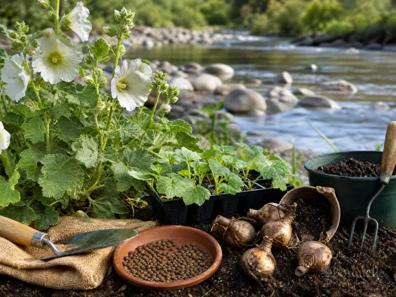 Growing Streambank Wild Hollyhock From Seed — for Streambank Wild Hollyhock