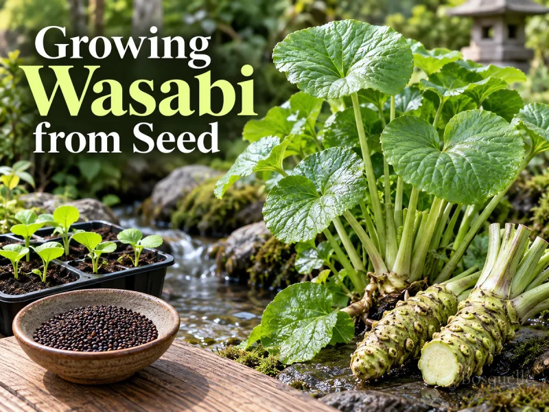 Wasabi From Seed – Chill Then Sow Cool guide illustration